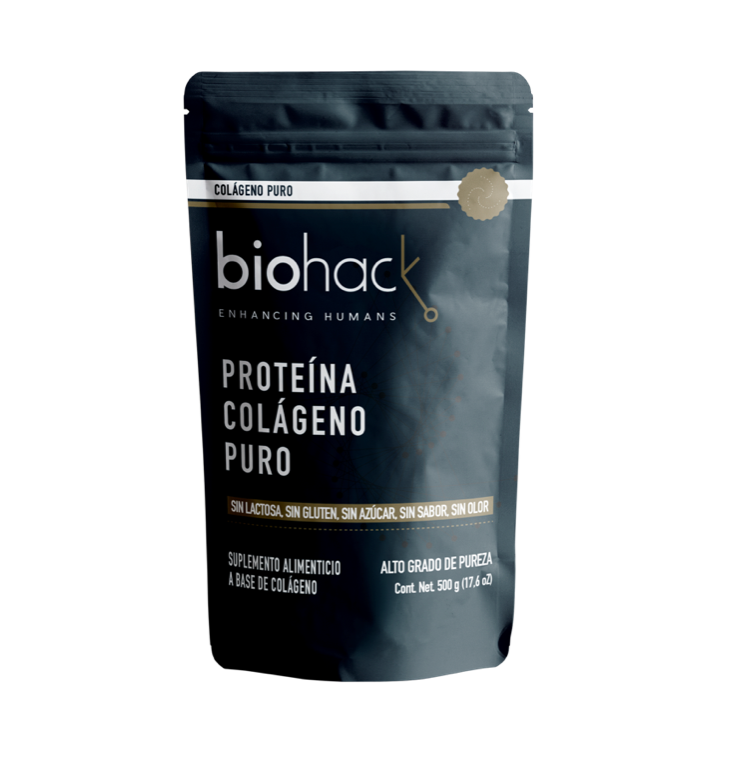 Proteina de Colageno Puro Biohack 500gr
